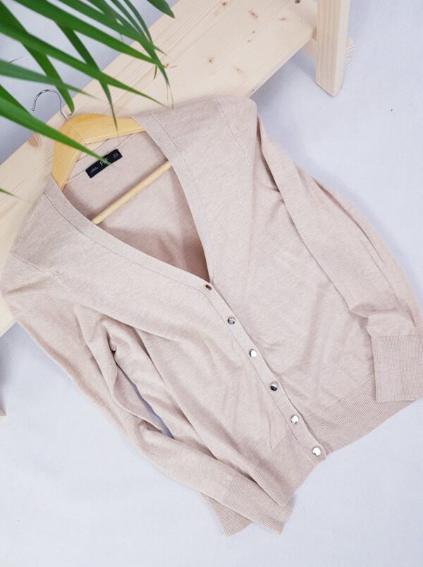 Beżowy sweter F&FA, rozm 44